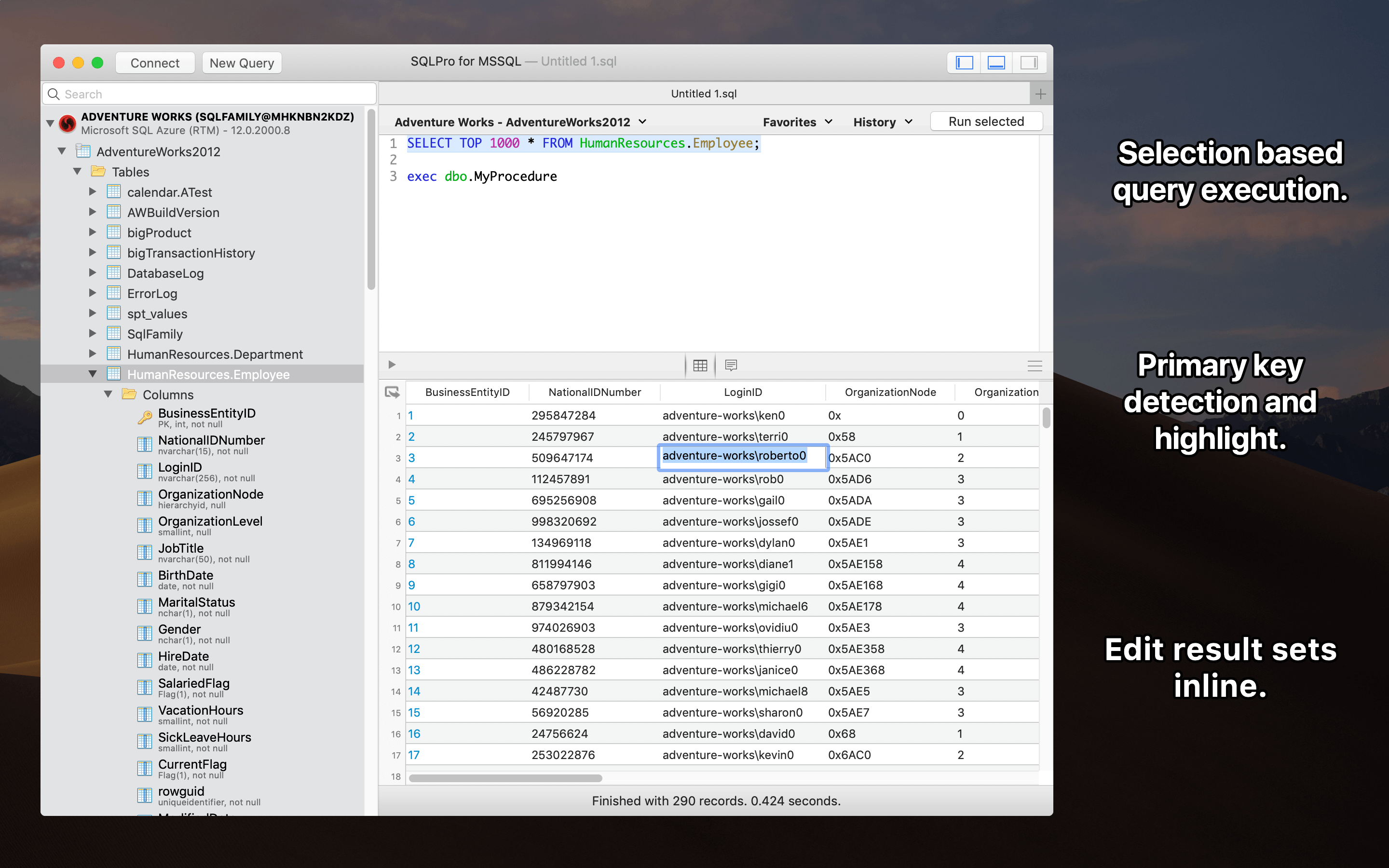 mssql for mac client